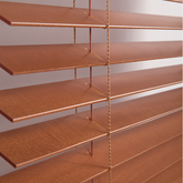 Motorized Wood Blinds 2 Inch Real Wood Slats Venetian Blinds Hardwired Motorized